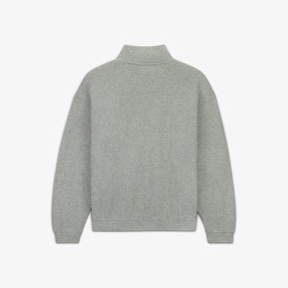 Converse Loose Fit Yarım Fermuarlı Erkek Gri Sweatshirt