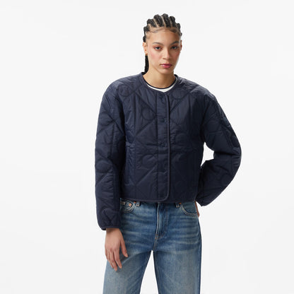 Calvin Klein Lighweight Quilted Liner Kadın Mavi Ceket