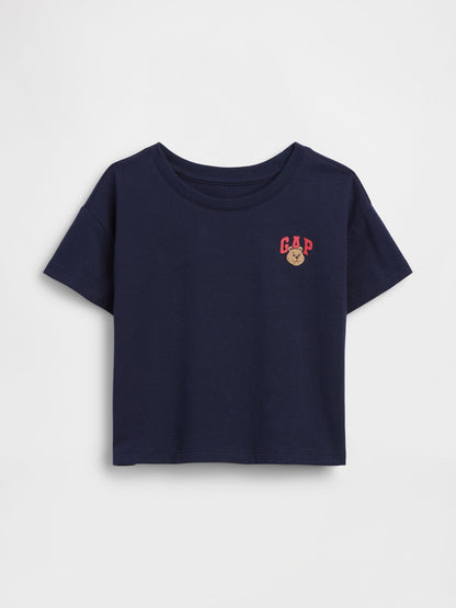 Lacivert Brannan Bear Gap Logo T-shirt