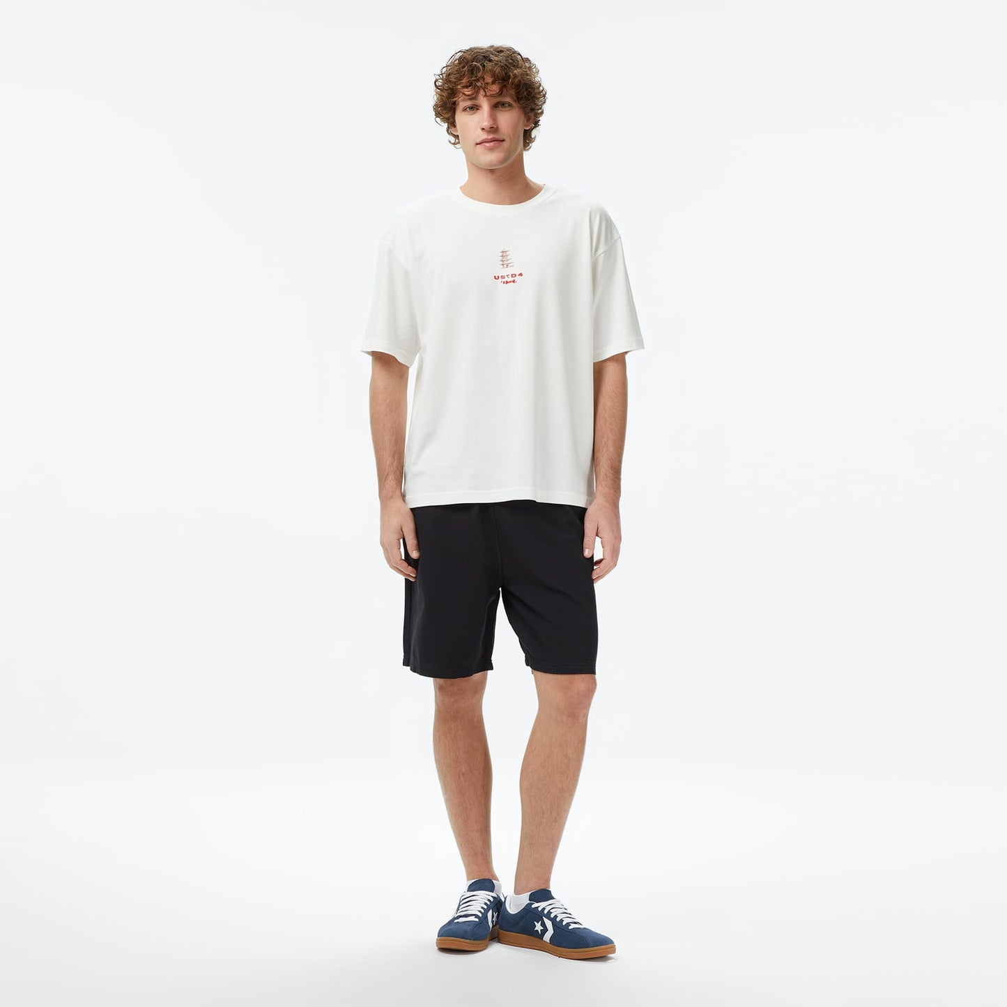 United4 Regular Fit Erkek Siyah Şort
