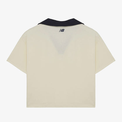 New Balance Wnt1610 Lifestyle Kadın Krem T-shirt