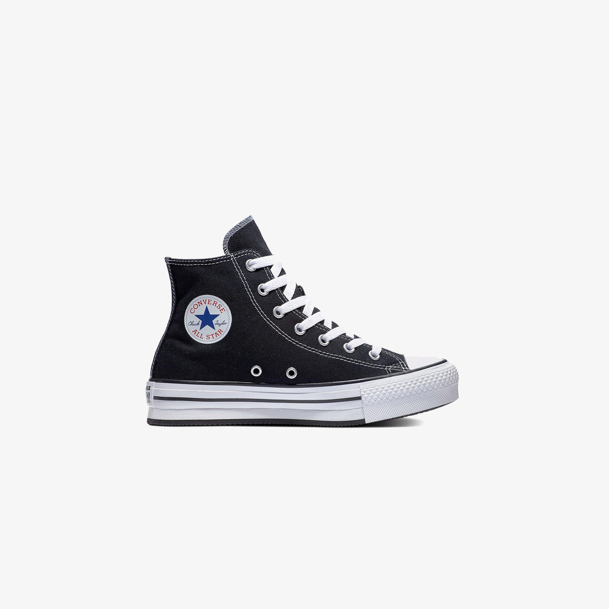 Converse Chuck Taylor All Star Eva Lift Canvas Platform Çocuk Siyah Sneaker