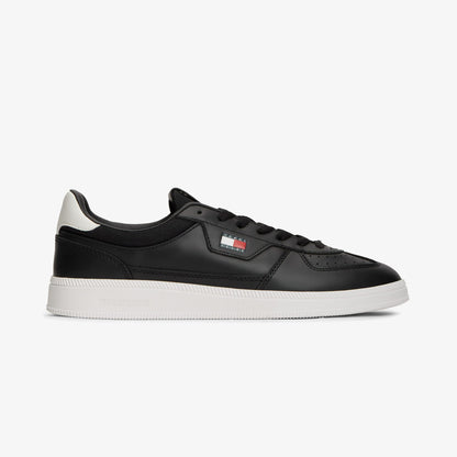 Tommy Hilfiger The Greenwich Edge Leather Erkek Siyah Spor Ayakkabı