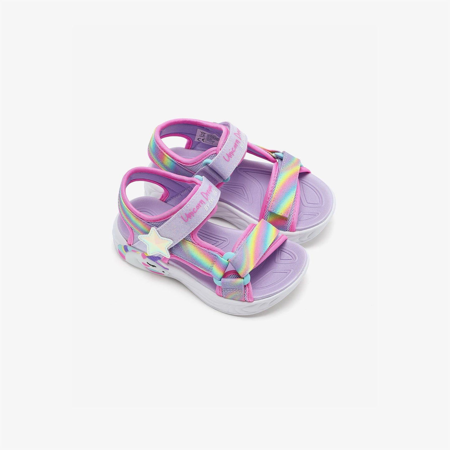 Skechers Unicorn Dreams Çocuk Mor Işıklı Sandalet