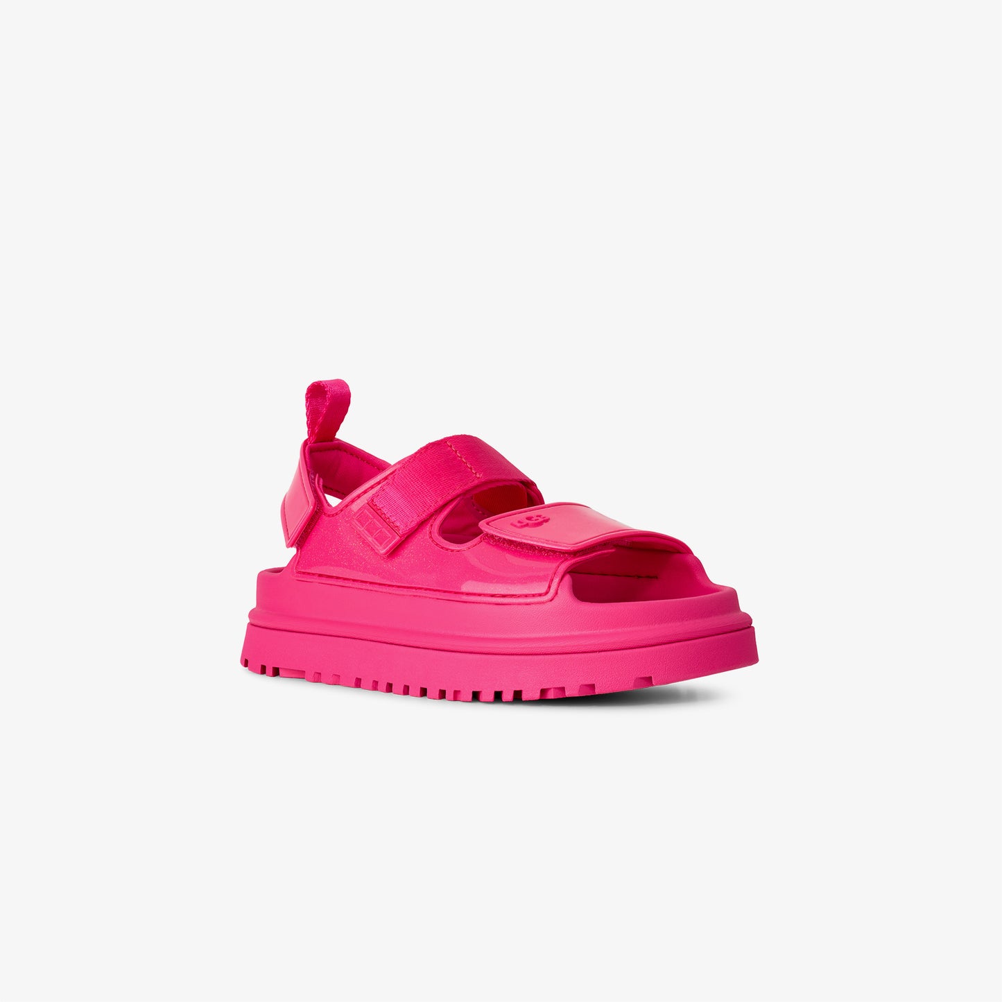 Ugg Goldenglow Glossy Sparkles Çocuk Pembe Sandalet