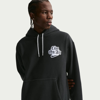 Nike Solo Swoosh Erkek Siyah Sweatshirt