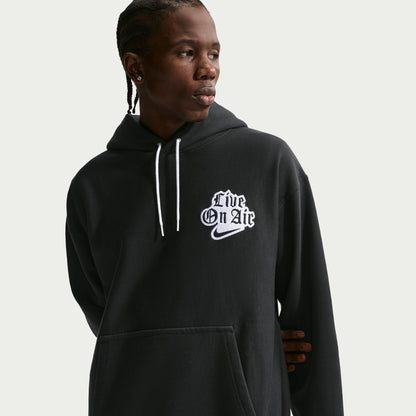 Nike Solo Swoosh Erkek Siyah Sweatshirt