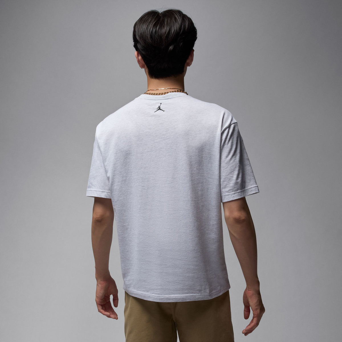 Jordan Brooklyn Fleece Jumpman Erkek Beyaz T-shirt