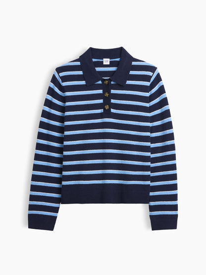 Lacivert Cashsoft Relaxed Triko Polo Kazak