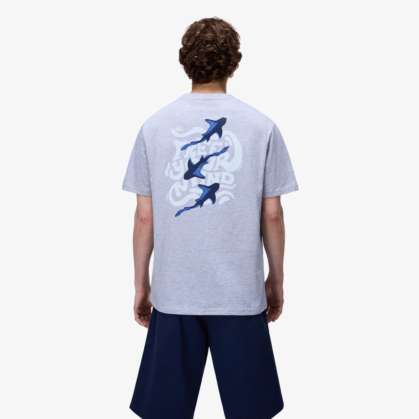 Napapijri Elior Erkek Mavi T-shirt