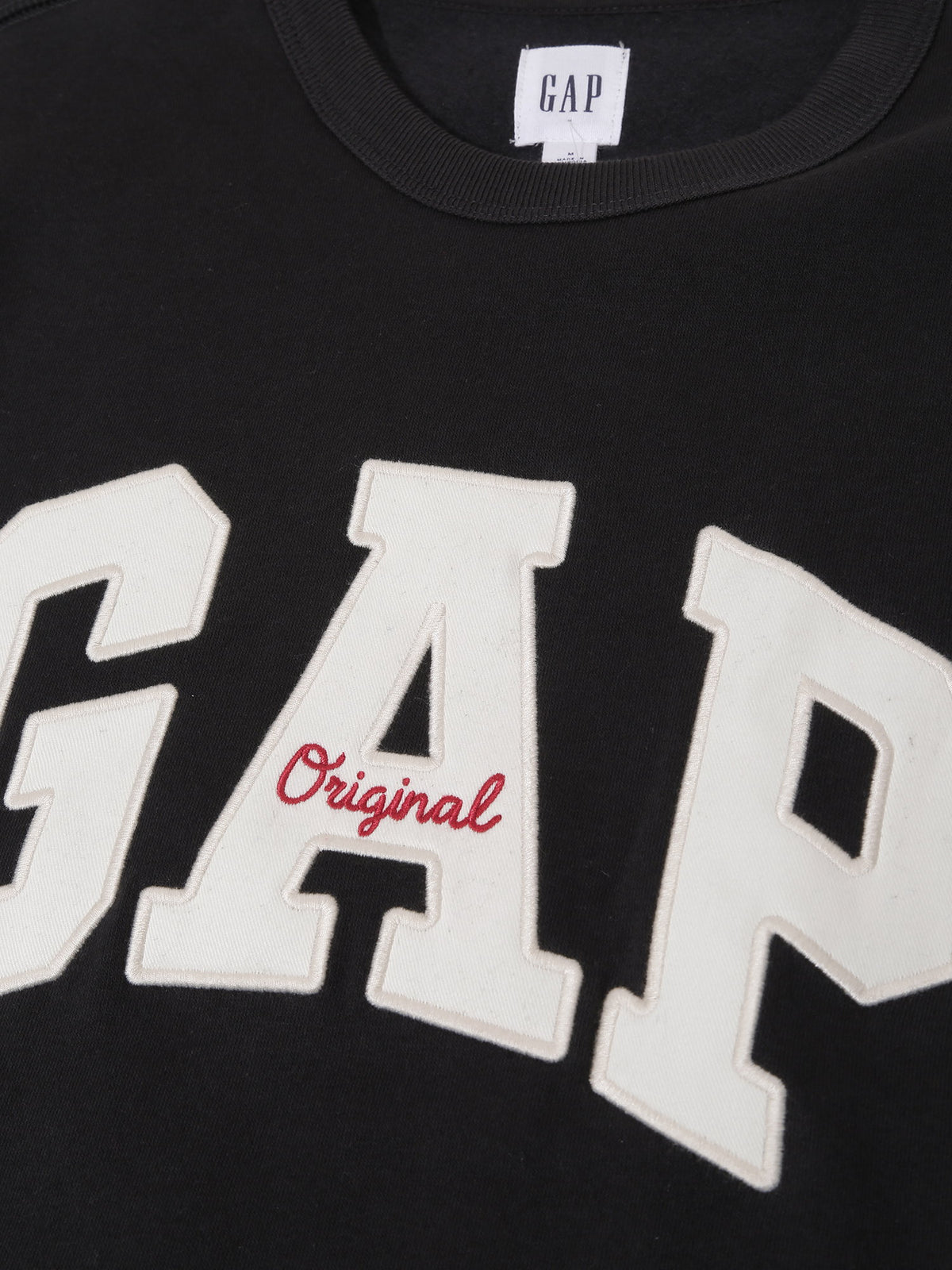 Lacivert Gap Logo Bisiklet Yaka Sweatshirt