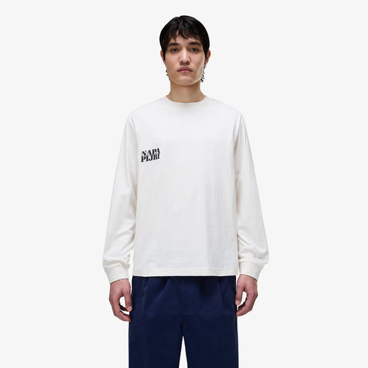Napapijri S-lodestar Erkek Beyaz T-shirt
