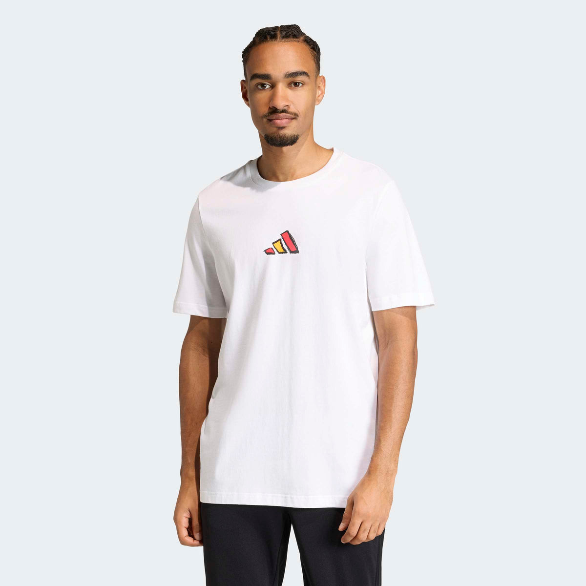 Adidas Ispanya Tango Graphic Erkek Beyaz T-shirt