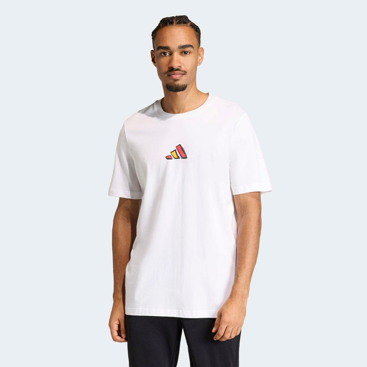 Adidas Ispanya Tango Graphic Erkek Beyaz T-shirt