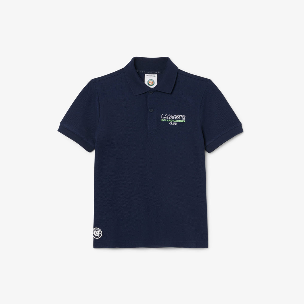 Lacoste Rolland Garros Çocuk Baskılı Lacivert Polo