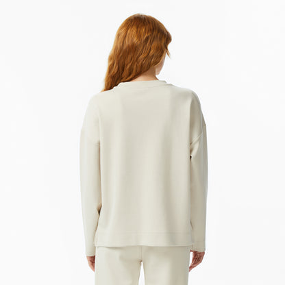 Nautica Kadın Bej Regular Fit Sweatshirt