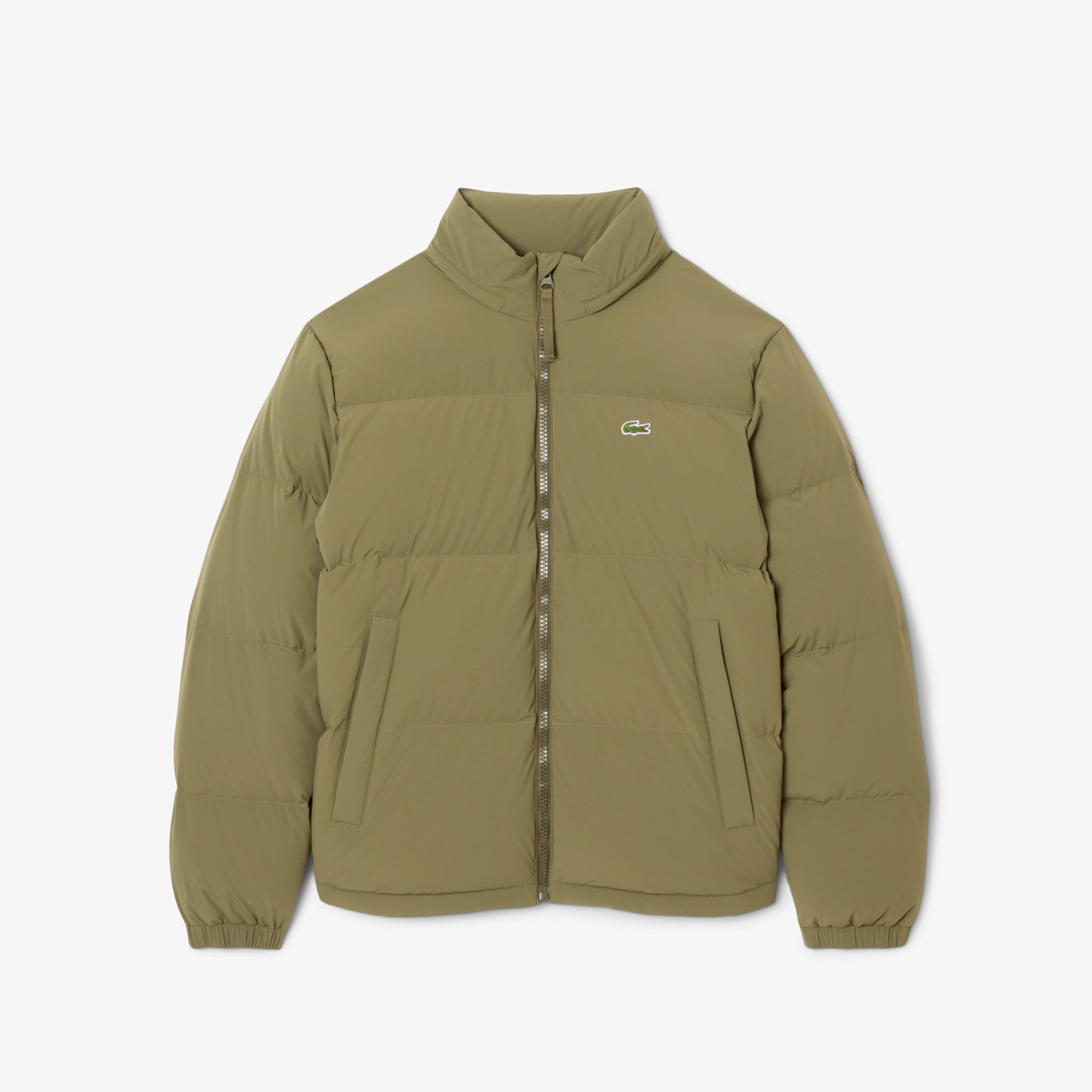 Lacoste Erkek Relaxed Fit Kapüşonlu Haki Mont