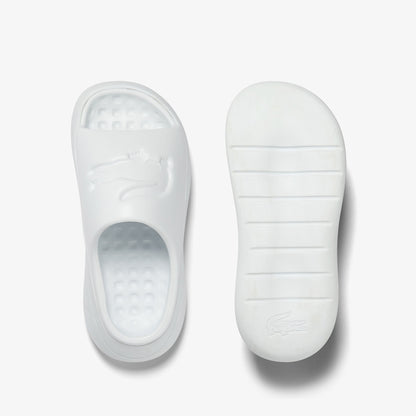 Lacoste Croco 3.0 Kadın Beyaz Terlik