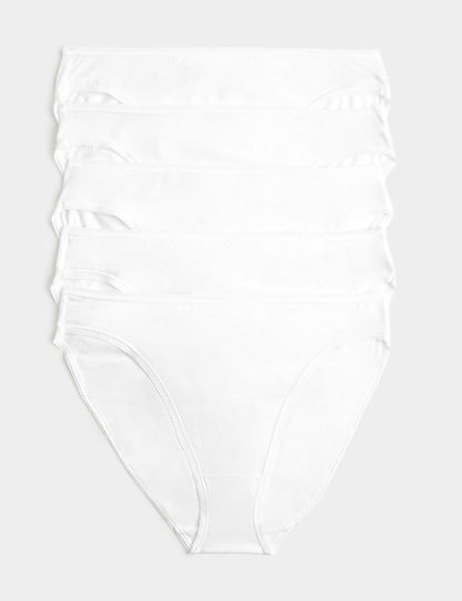 5'li Cotton Lycra® High Leg Külot Seti