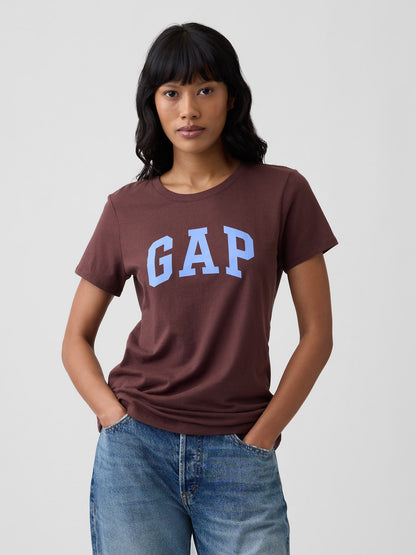 Kahverengi Gap Logo T-shirt