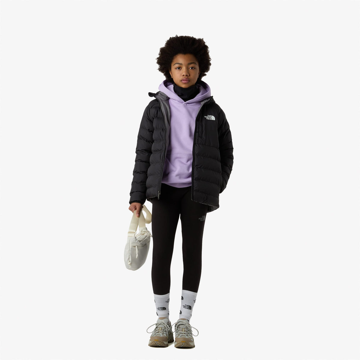 The North Face Perrito Kız Çocuk Siyah Mont