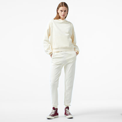 United4 Classic Kadın Krem Sweatshirt