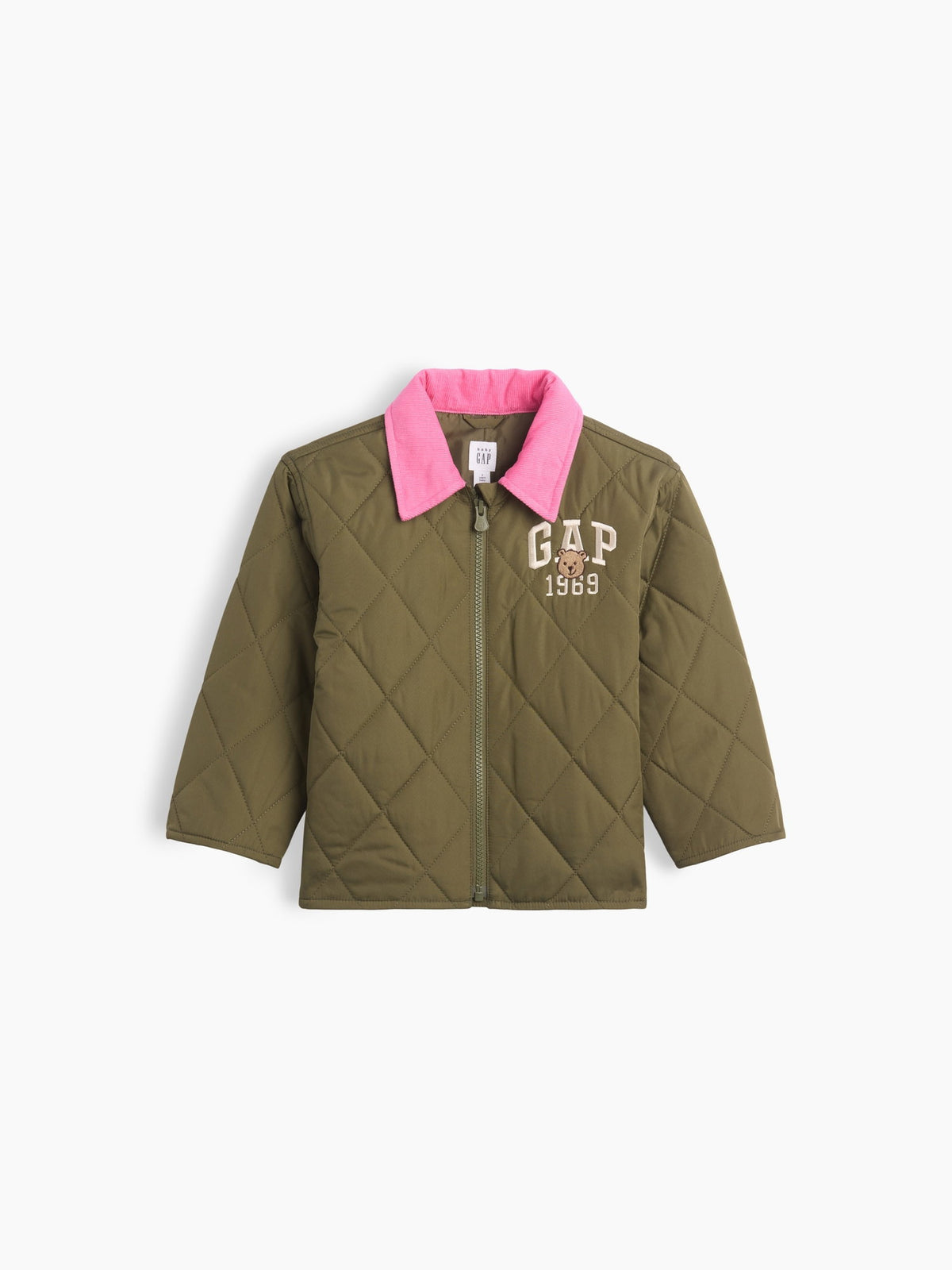 Haki Quilted Barn Ceket