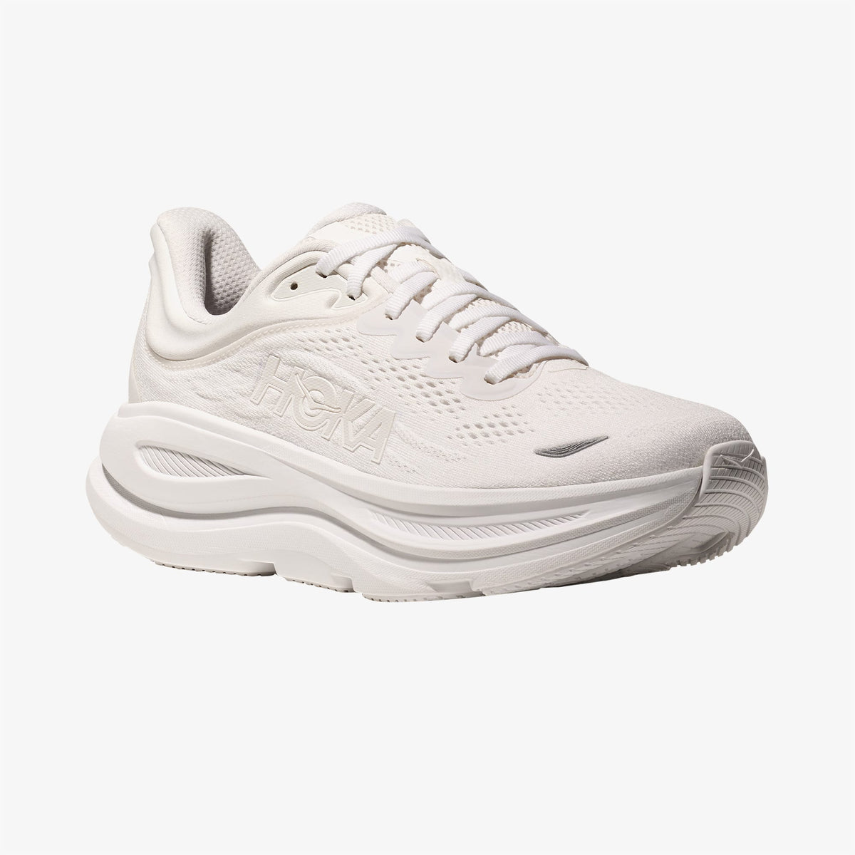 Hoka Bondi 9 Kadın Beyaz Yol Koşu Ayakkabısı