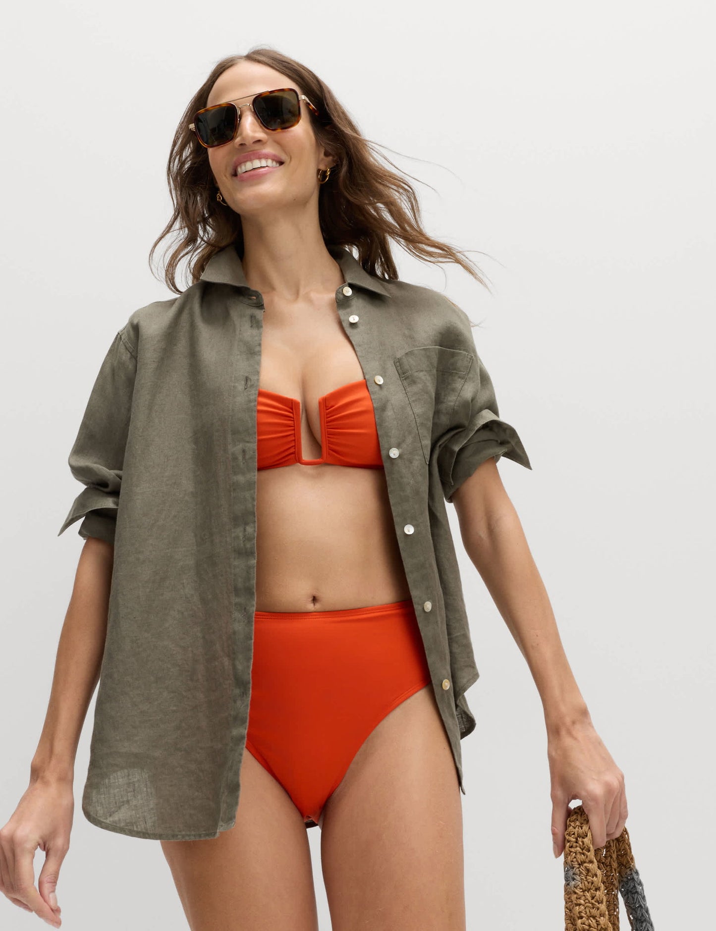 Bandeau Bikini Üstü