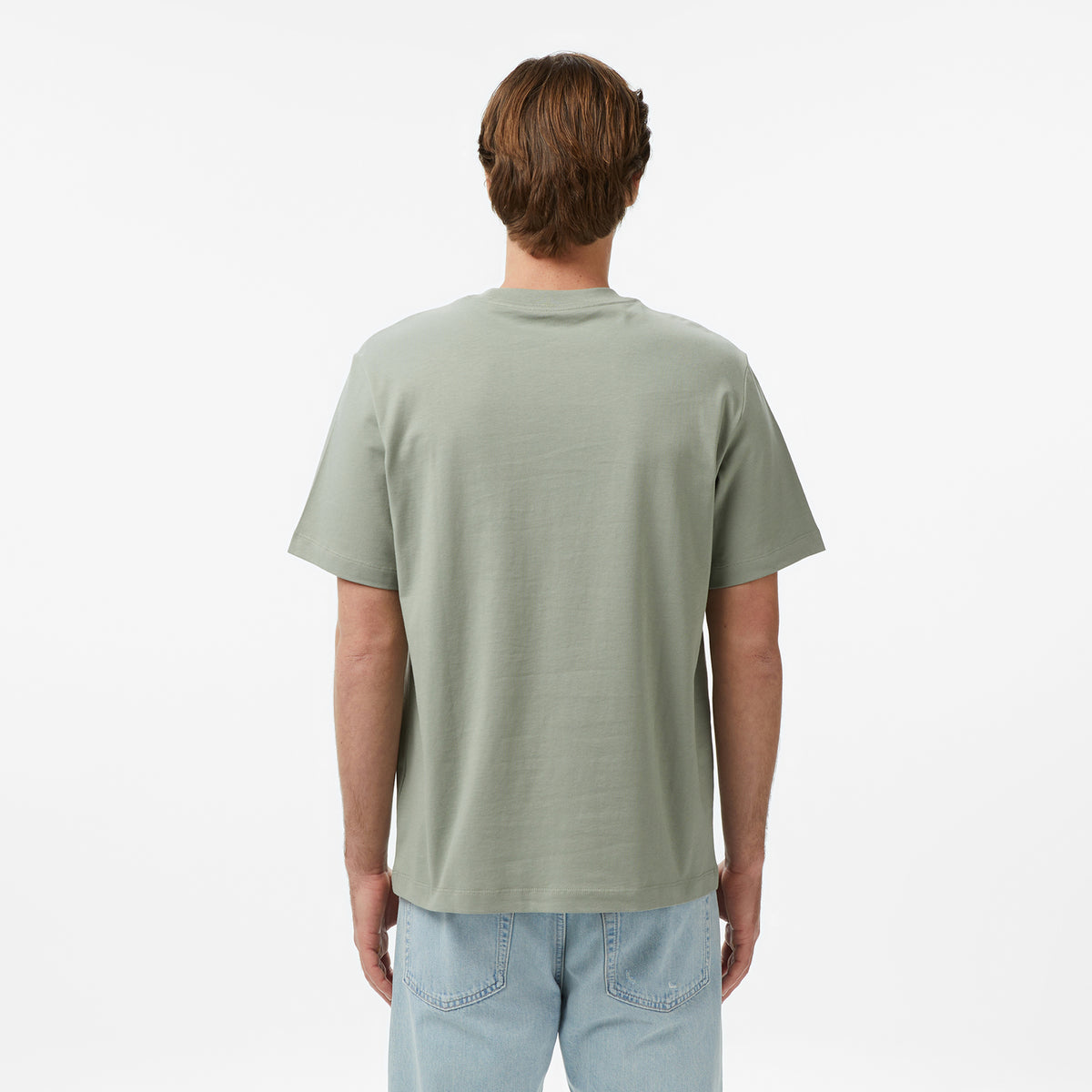 Calvin Klein 20s Sportswear Grap Erkek Bej T-shirt