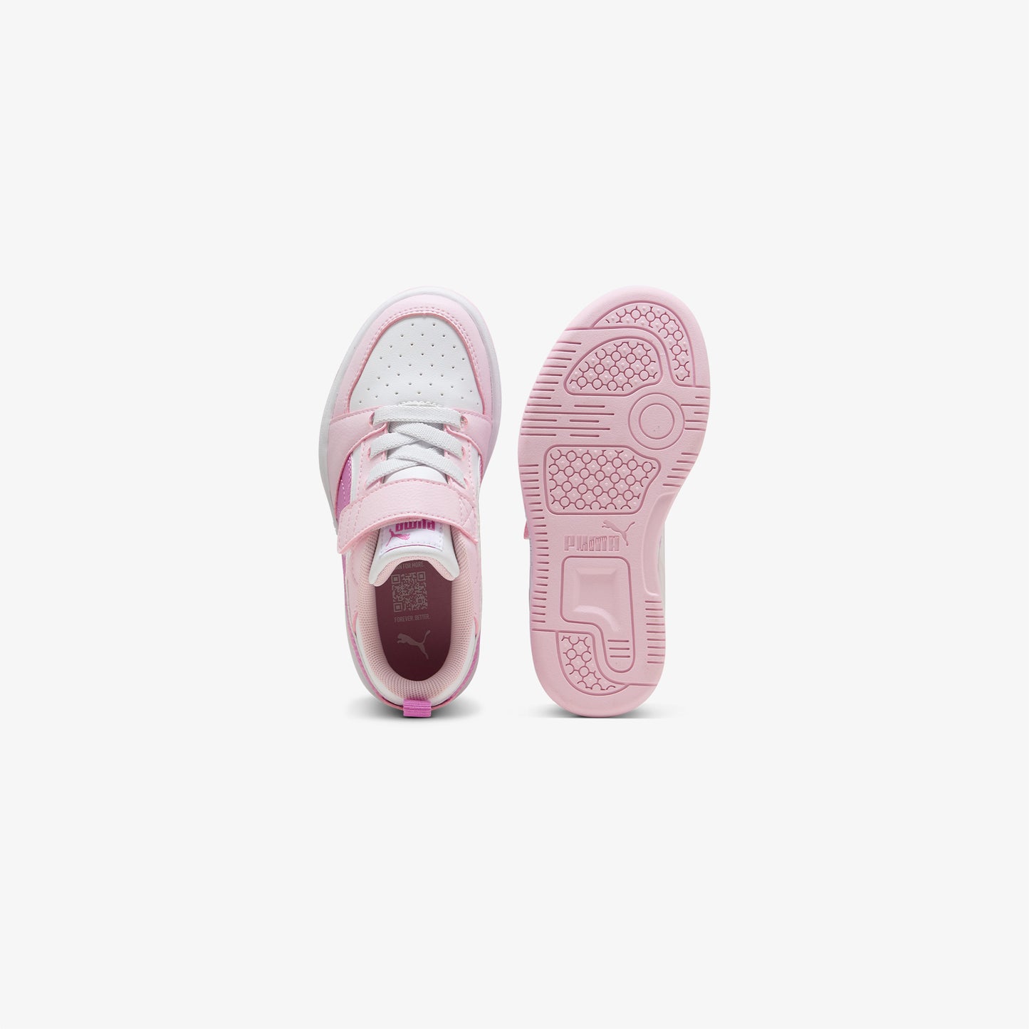 Puma Rebound V6 Low Çocuk Pembe Spor Ayakkabı
