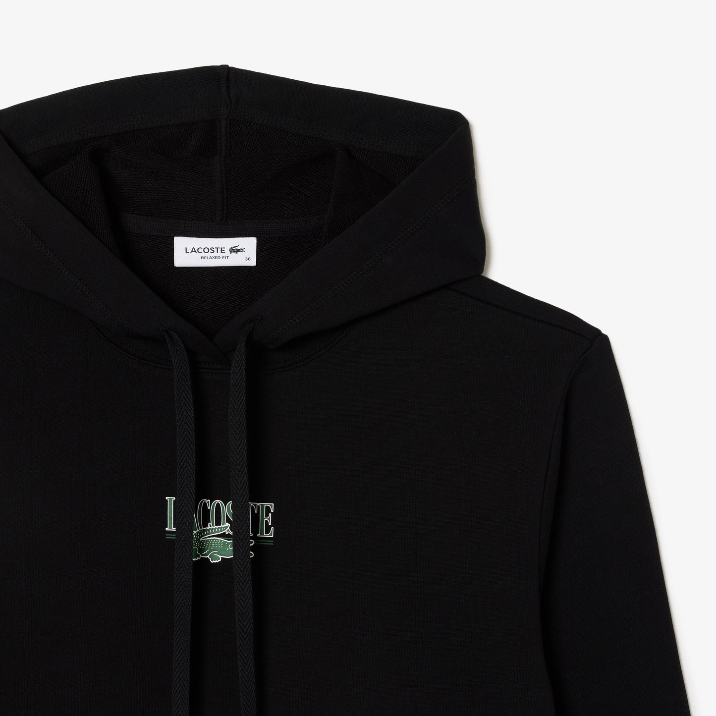 Lacoste Classic Kadın Siyah Hoodie