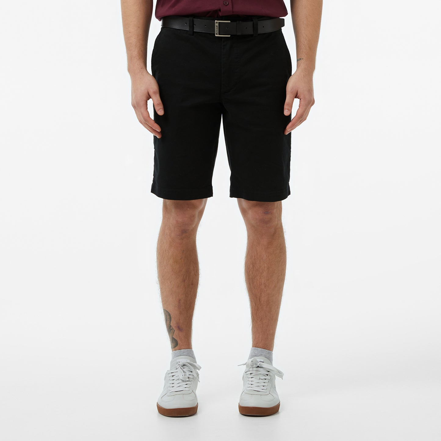 Lacoste Erkek Slim Fit Siyah Bermuda Şort