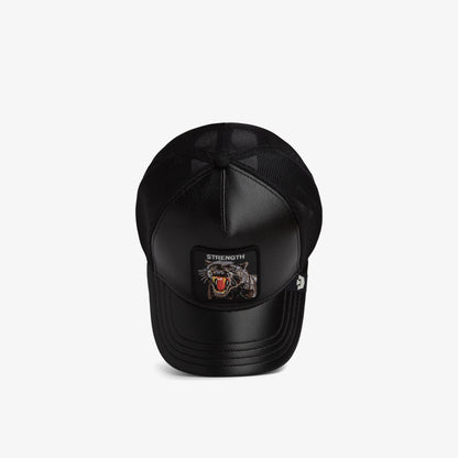 Goorin Bros Faux Leather Panther Unisex Siyah Şapka