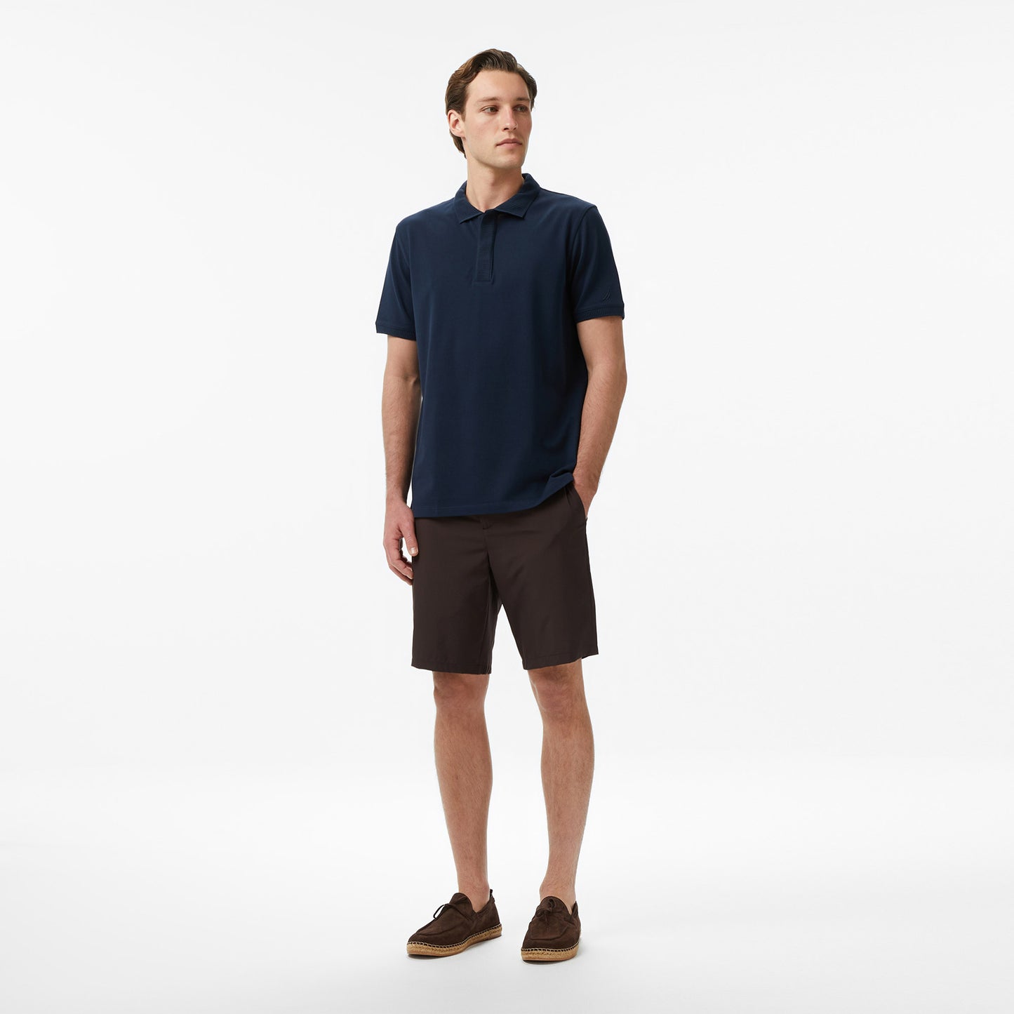 Nautica Erkek Lacivert Regular Fit Polo Yaka T-shirt