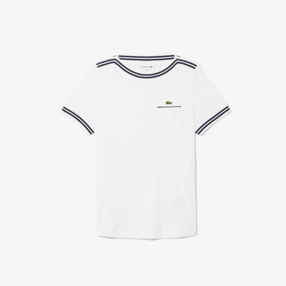 Lacoste Regular Fit Kadın Beyaz T-shirt