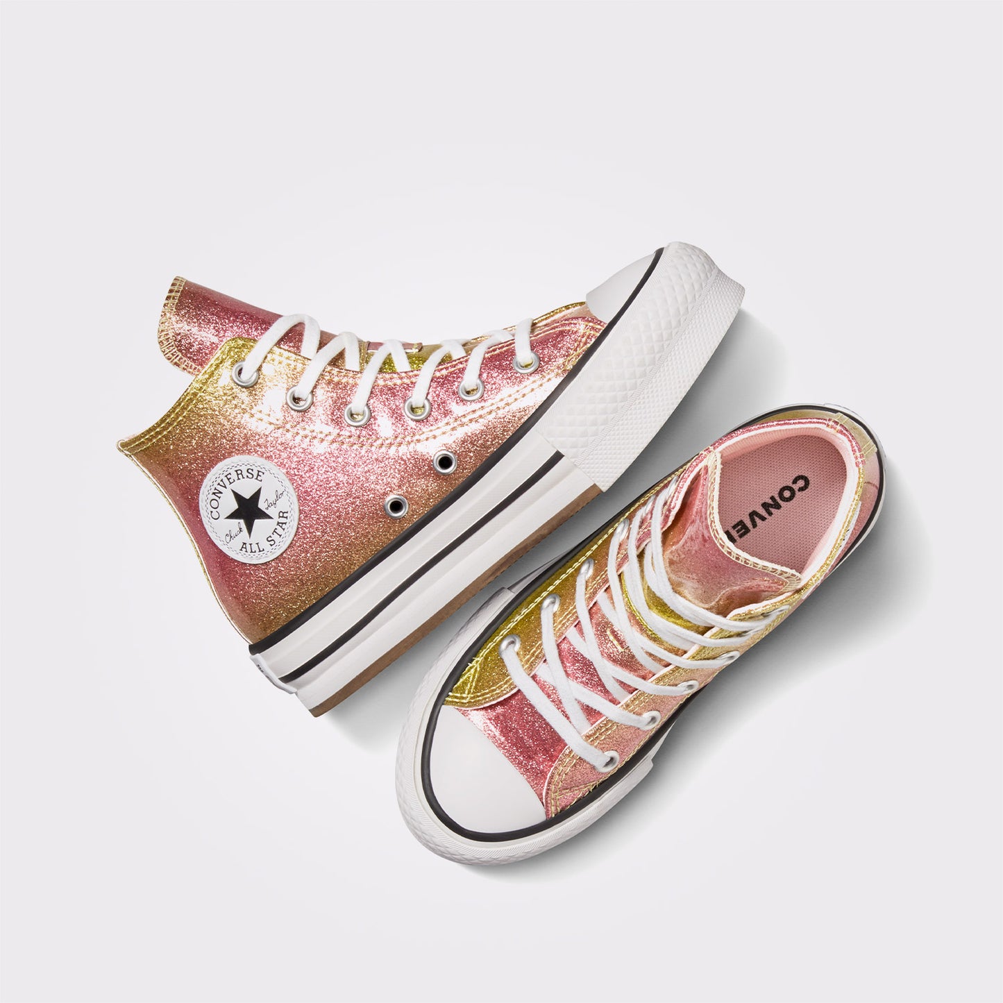 Converse Chuck Taylor All Star Eva Lift Platform Çocuk Sarı Platform Sneaker