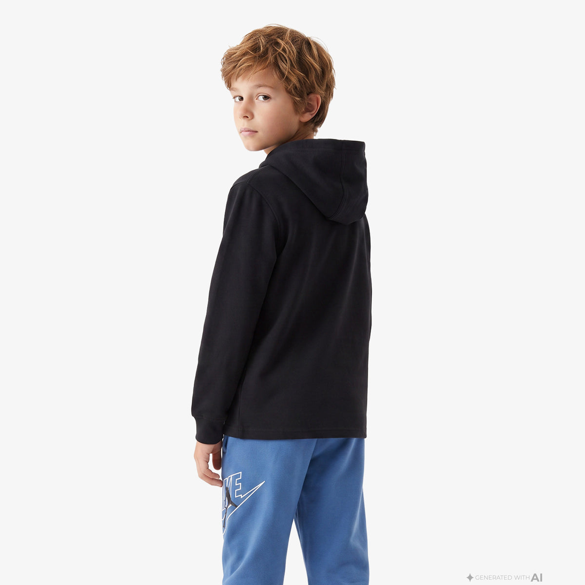 Jordan Mj Jumpman Air Hooded Çocuk Siyah Sweatshirt