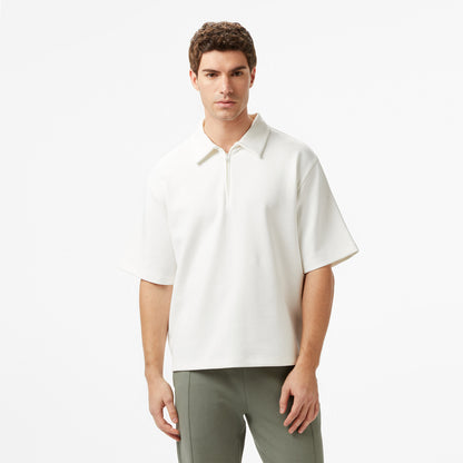 Nautica Erkek Krem Regular Fit Polo Yaka T-shirt