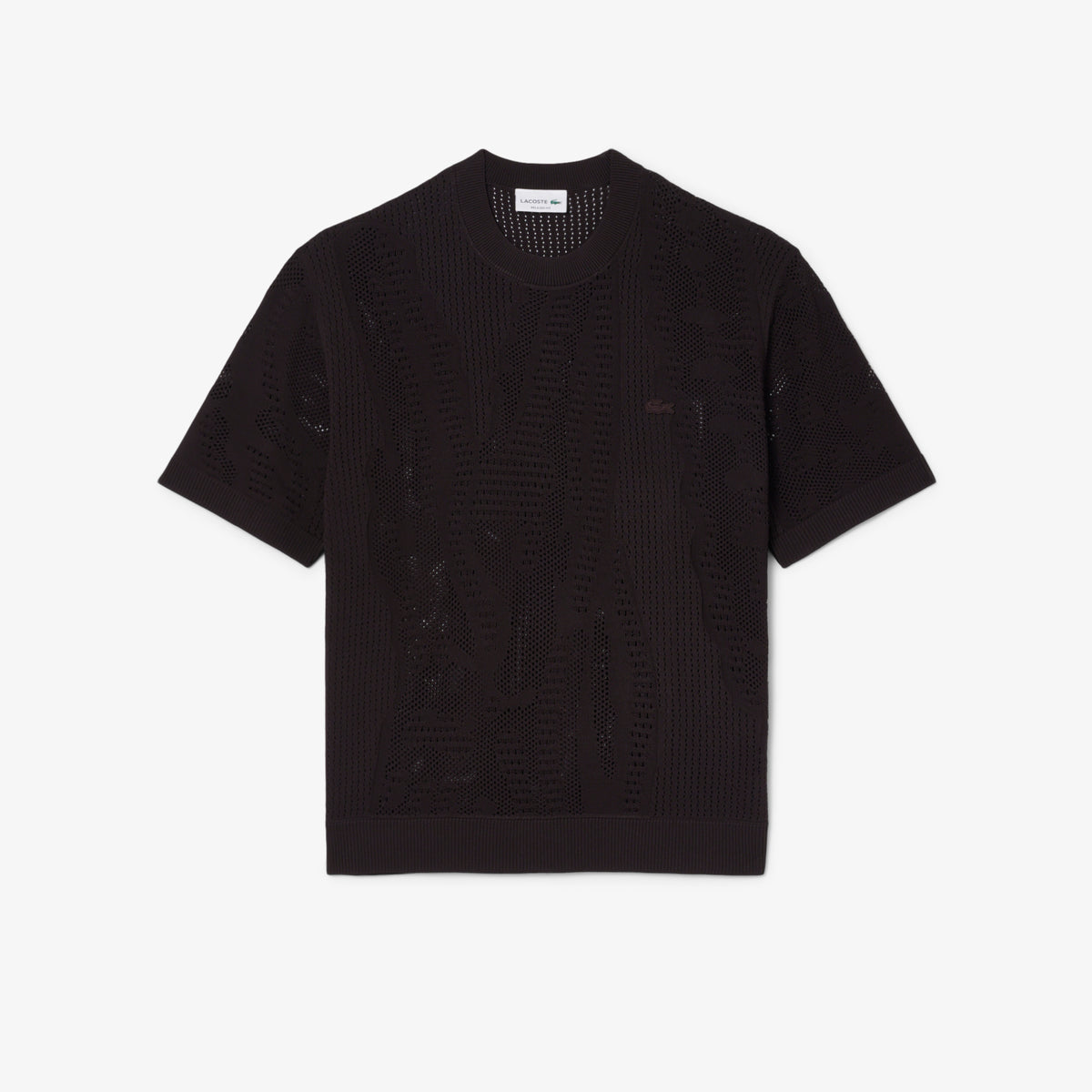 Lacoste Relaxed Fit Erkek Kahverengi Triko