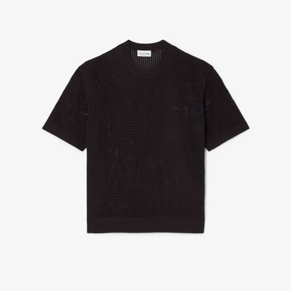 Lacoste Relaxed Fit Erkek Kahverengi Triko