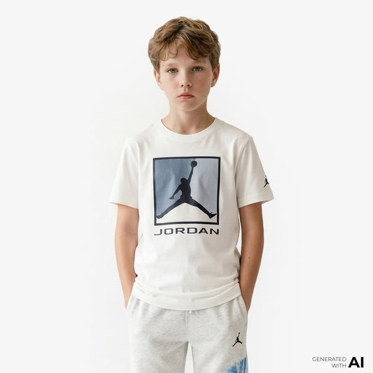 Jordan Flight Essential Çocuk Krem T-shirt