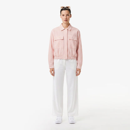 Lacoste Relaxed Fit Kadın Pembe Ceket