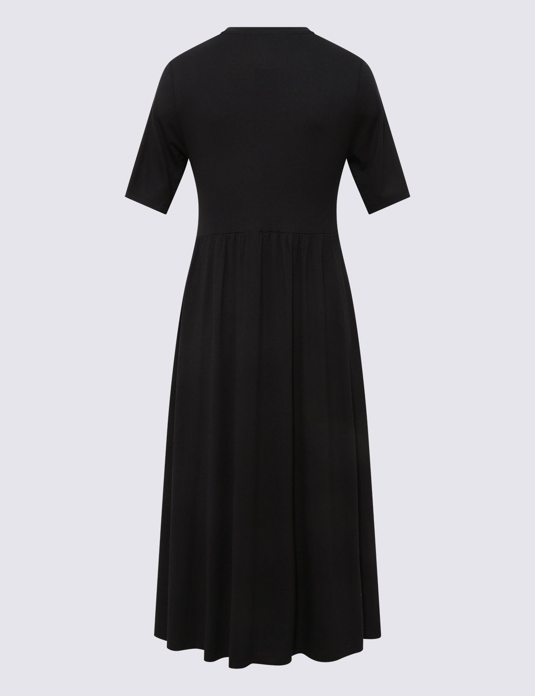Relaxed Fit Midi Örme Elbise