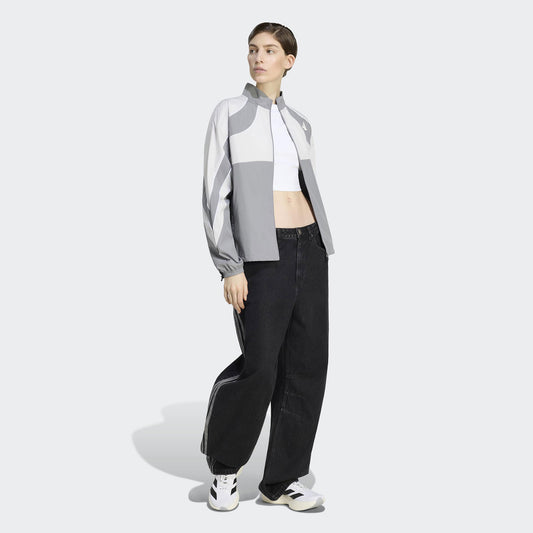 Adidas High Rise Barrel Kadın Siyah Jean Pantolon