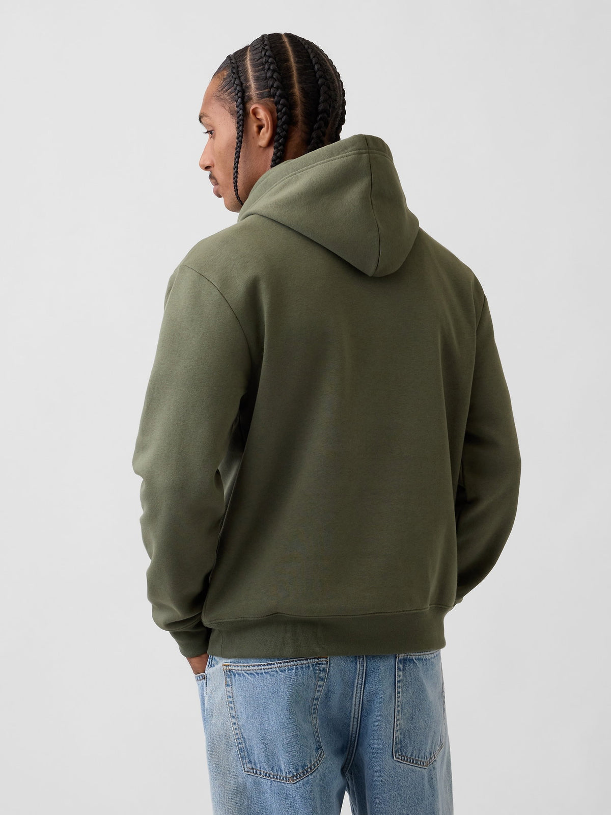Haki Relaxed Gap Mini-logo Sweatshirt