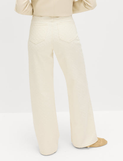 Pamuklu Wide Leg Pantolon
