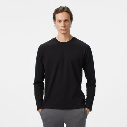 Nautica Erkek Siyah Classic Fit Uzun Kollu T-shirt