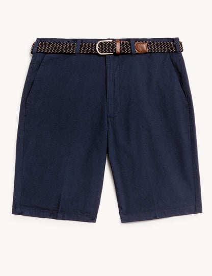 Saf Pamuklu Regular Fit Chino Şort