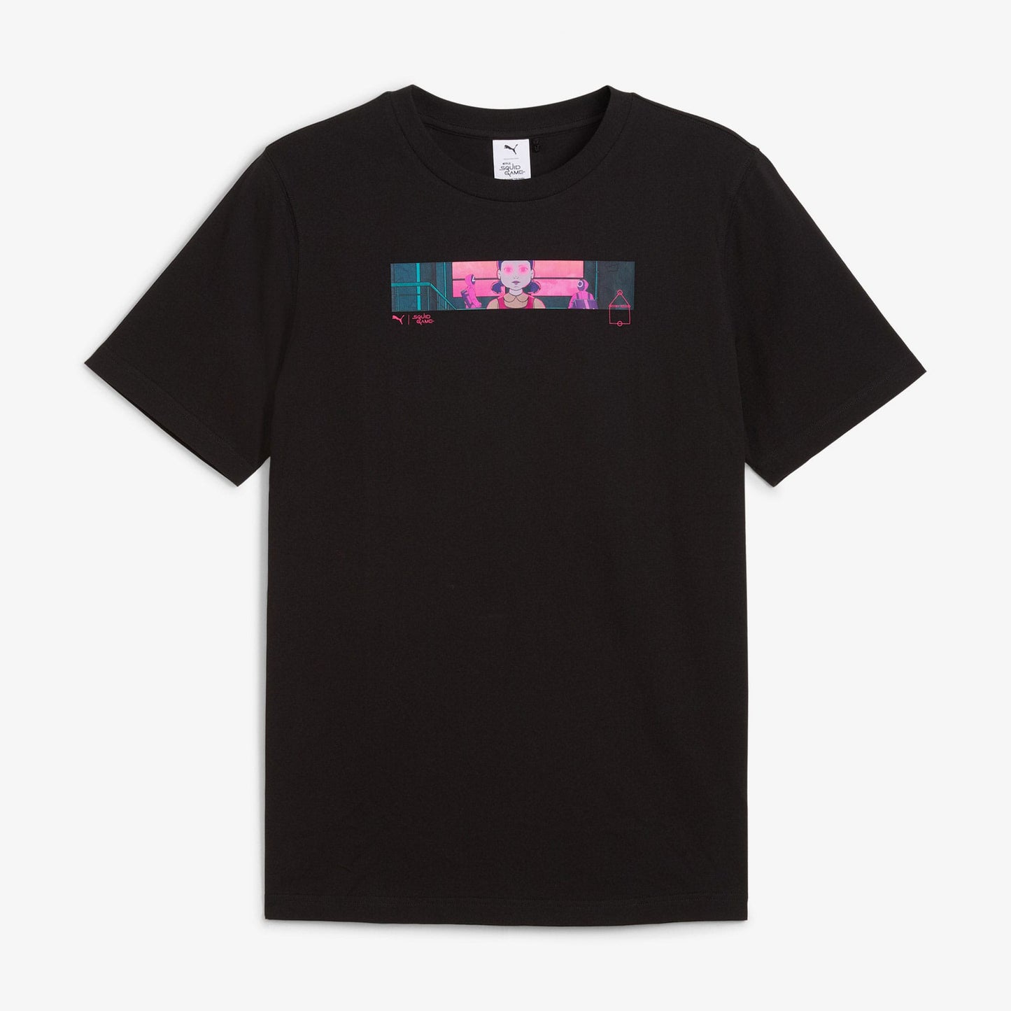 Puma X Squid Game Erkek Siyah T-shirt